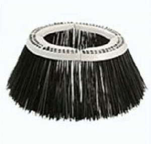 Gutter broom for sweeper